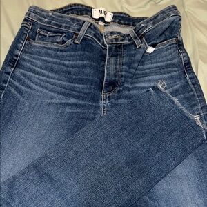 PAIGE Women's Blue Skinny Jeans